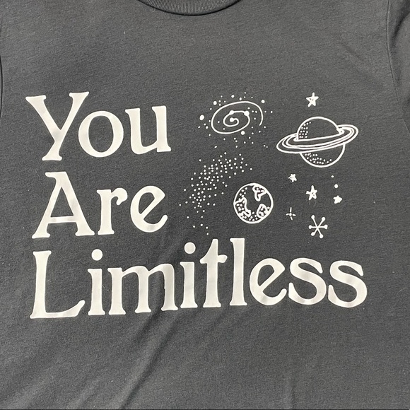 Sz Sm “You Are Limitless” Gray Tee 🪐✨ - Picture 2 of 6
